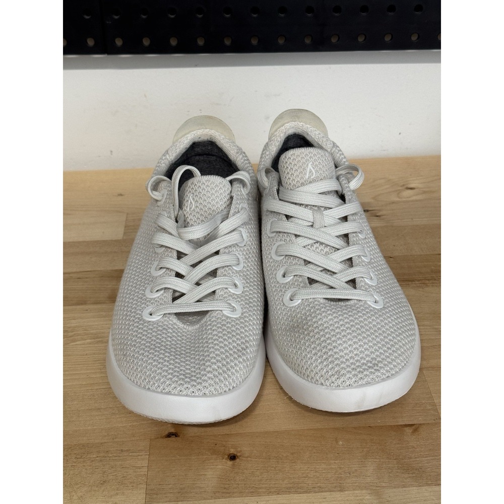 Allbirds Tree Pipers Sneakers Women's Size‎ 11 Bone White Wool Low Top Lace Up